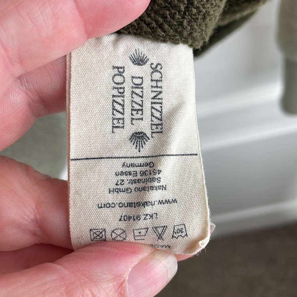 Olive Green Cozy Funnel Neck Women’s Sweater - Picture 9 of 12
